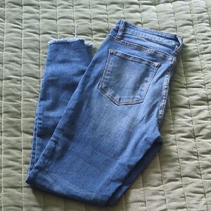 KanCan Blue Ankle Cropped Jeans